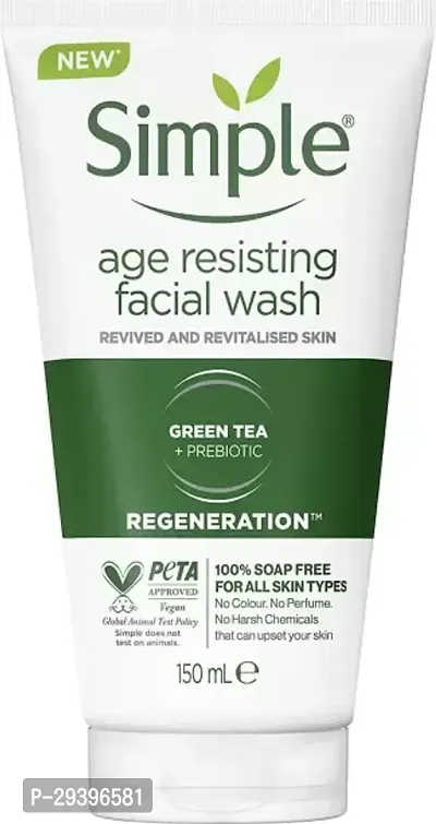 Simple Age Resisting Facial Wash - 150Ml Face Wash-thumb0