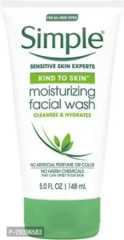 Simple Kind To Skin Moisturizing Facial Wash, 150 Ml Face Wash-thumb0