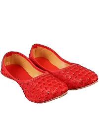 Milan Choice Women's Ethnic/Party Handmade Stylish Jutti/Shoes/Sandals(Combo-447-4) Black,Pink-thumb1