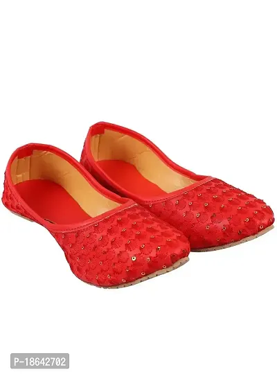 Milan Choice Women's Ethnic/Party Handmade Stylish Jutti/Shoes/Sandals(Combo-447-4) Black,Pink-thumb2
