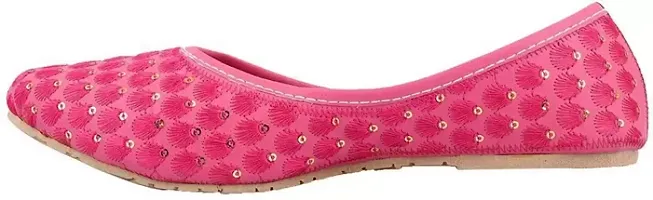 Milan Choice Women's Ethnic/Party Handmade Stylish Jutti/Shoes/Sandals(Combo.Mslip-02-002-5) Pink,Blue-thumb1