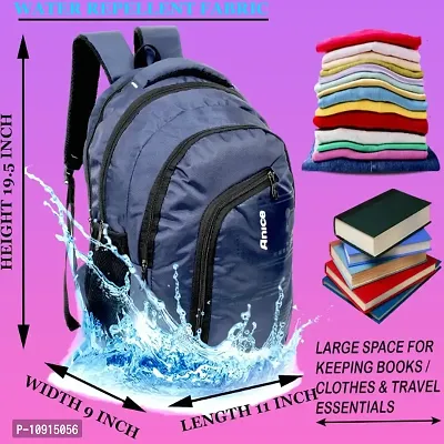 Trendy 35 L Casual Waterproof Laptop Bag/Backpack for Men Women Boys Girls/Office School College Teens  Students with Rain Cover (18 Inch)-thumb0