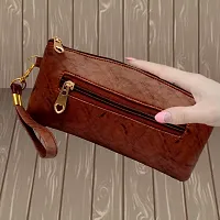 Anice Clutch Purses for Women | Girl | Womens PU Leather Clutch Girls Zipper Coin Purse Clutch For Women.-thumb1