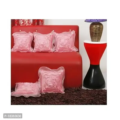 MSenterprise Cushion Covers Set of 5 Polyester 40X40 cm (16X16)