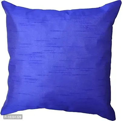 MSenterprise Cushion Covers Set of 5 Plain Polyester (16x16 Inch) Multi-thumb3