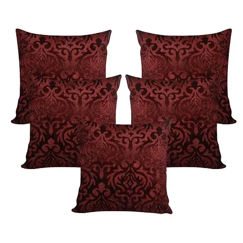 MSenterprises Velvet Cushion Covers Handmade Ambose for Home Bedroom Hall Living Room Car