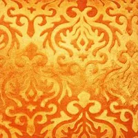 MSenterprises Cushion Cover Velvet for Sofa Bedroom Kids Room 16 x 16 Inches Throw Pillow Soft Cover Set of 5 Embossed Decorative Filler Cover for Hall Living Room - Orange-thumb1