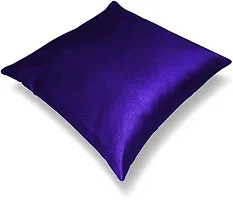 MSenterprise Cushion Covers Multi-Color Plain Polyester Pack of 5 (40x40 Cms Or 16x16 Inch)-thumb2