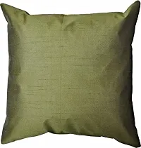 MSenterprise Cushion Covers Set of 5 Plain Polyester (16x16 Inch) Multi-thumb3