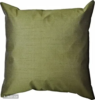 MSenterprise Cushion Covers Set of 5 Plain Polyester (16x16 Inch) Multi-thumb4