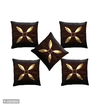 Brown Striped Cushion Cover 40 * 40 CMS Pack of 5