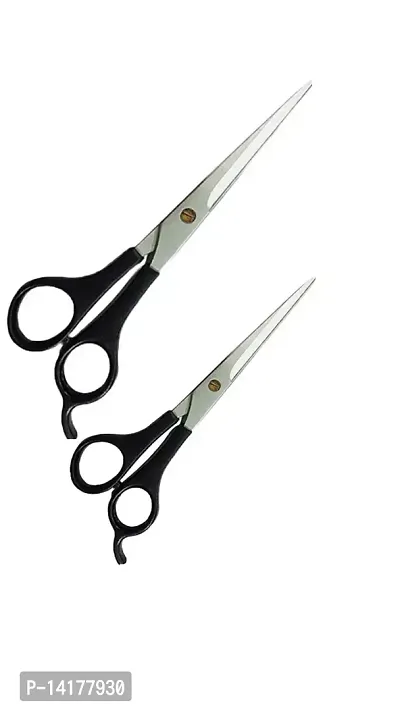 STAG PROFESSIONAL scissor  small 5 inche and big 7 inche with  black handles (set of 2)