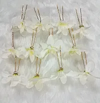 Artificial flower gajra for hair bun for bridal hair accessories for women wedding floral veni juda hair decoration for girls-thumb2