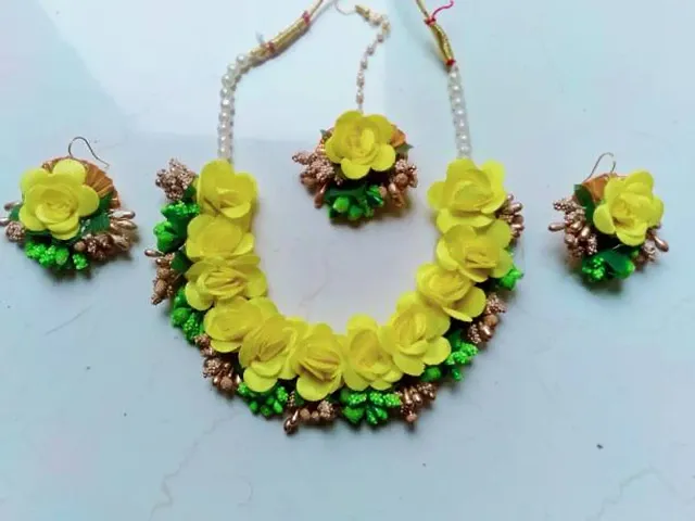 Stylish Fabric Jewellery Set For Women