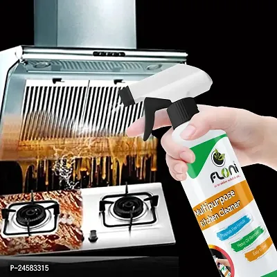 Kitchen Oil  Grease Stain Remover Spray | Chimney  Grill Cleaner | Non-Flammable | Nontoxic  Chlorine Free Grease Oil  Stain remover for Grill Exhaust Fan  Kitchen Cleaners-thumb0