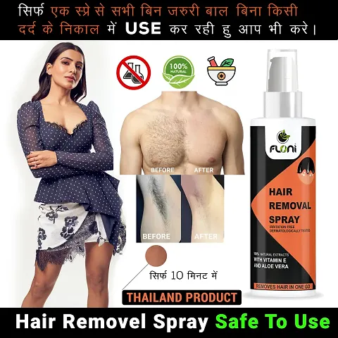 Hair Removal cream Spray | Painless Body Hair Removal spray For Chest, Back, Legs  Under Arms (100ml) (Hair Removal Cream Spray - 100ml)