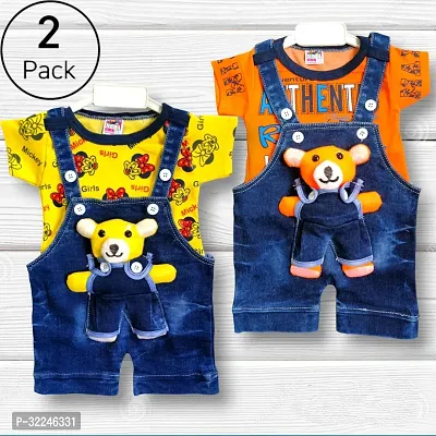 Beautiful Cotton Clothing Sets For Boys Pack Of 2