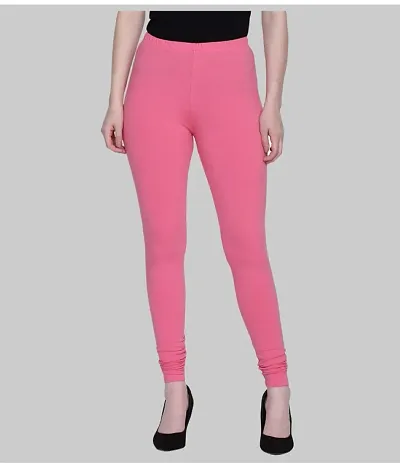 Women Cotton Lycra Ruby Cut Plus Size Churidar Leggings