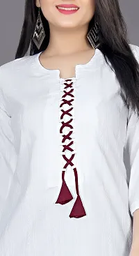 Fancy Cotton Blend Kurtas For Women-thumb3