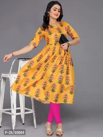 Fancy Cotton Rayon Kurtas For Women-thumb3