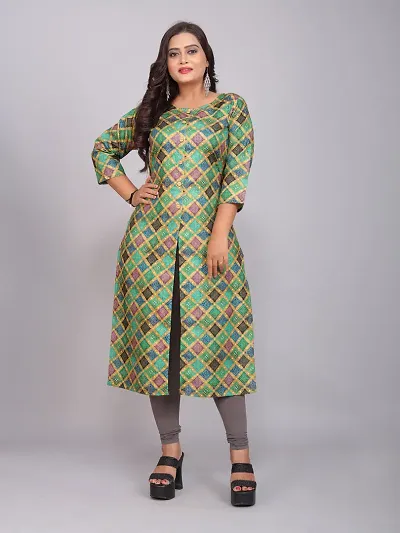 Fancy Linen Kurtas For Women