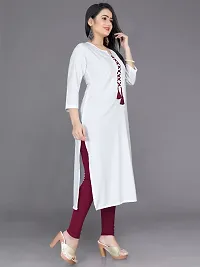 Fancy Cotton Blend Kurtas For Women-thumb2