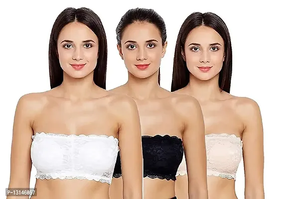 Buy DEVANSHI GEMS Women's Net Padded Non-Wired Regular Everyday Bra  (Multicolor) (Pack of 3} Size :- 34 Online In India At Discounted Prices