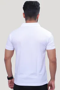 White Color Polo T Shirts-thumb3