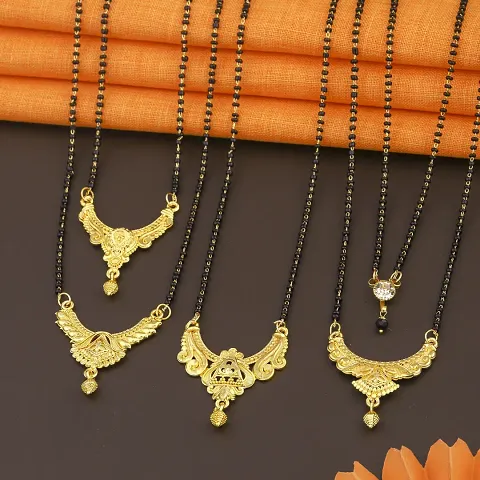 Trendy Alloy Mangalsutra Pack of 4