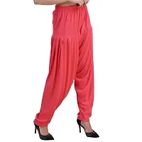 Casuals Women's Loose Fit Rayon Patiala Pant (CA0026--Dark Pink--XXL_Dark Pink_2XL)-thumb1