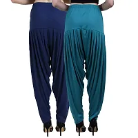 Casuals Women's Viscose Patiyala/Patiala Pants Combo Pack Of 2(Multi-Coloured)-thumb2