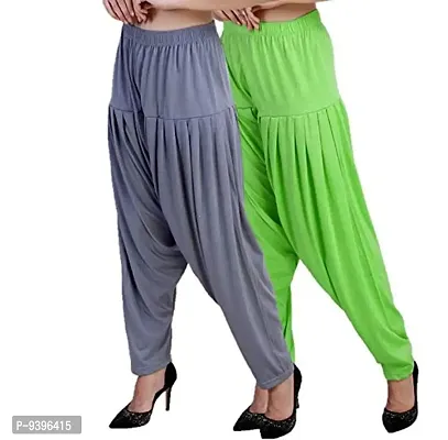 Buy Casuals Women's Viscose Patiyala/Patiala Pants Combo Pack Of  2(Multi-Coloured) Online In India At Discounted Prices
