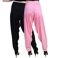 Casuals Women's Viscose Patiyala/Patiala Pants Combo Pack Of 2(Multi-Coloured)-thumb3