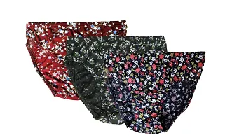 TOMFY Women's Cotton Printed Brief Panties (Multi-Coloured, S - XXL) - Combo Pack-thumb4