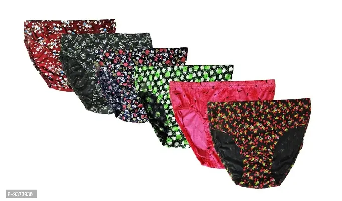 TOMFY Women's Cotton Printed Brief Panties (Multi-Coloured, S - XXL) - Combo Pack-thumb0