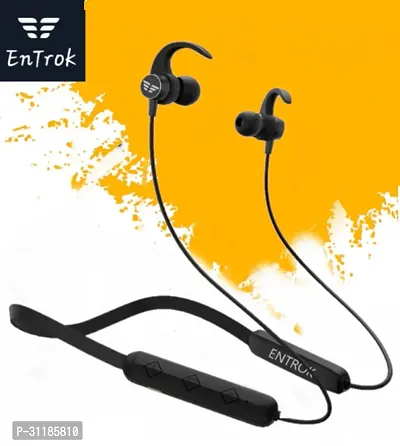 ENTROK Nb128-G Bluetooth Headset  (Black, True Wireless)-thumb0