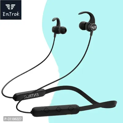 ENTROK Nb128-G Bluetooth Headset  (Black, True Wireless)