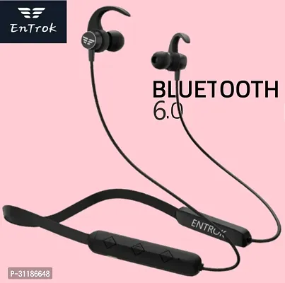 ENTROK Nb128-G Bluetooth Headset  (Black, True Wireless)