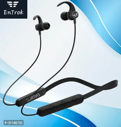 ENTROK Nb128-G Bluetooth Headset  (Black, True Wireless)