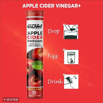 Apple Cider Vinegar+ for Weight Control and Weight Management - Apple Flavor ( Pack of 4)-thumb3