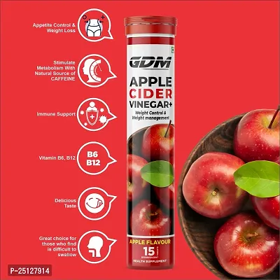 Apple Cider Vinegar+ for Weight Control and Weight Management - Apple Flavor ( Pack of 8)-thumb5