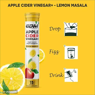 Apple Cider Vinegar+ for Weight Control and Weight Management - Lemon Masala Flavor ( Pack of 1)-thumb2