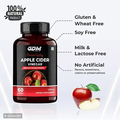 Apple Cider Vinegar Capsule for Weight Management (60 Capsule)-thumb5