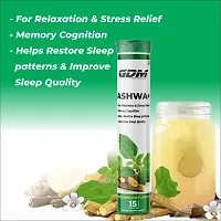 Ashwa + Effervescent Tablets - For Relaxation  Stress Relief -Watermelon Flavor (Pack of 1)-thumb4