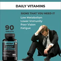 Daily Vitamins - High Source of Vitamin C  Vitamin A - 90 Tablet ( Pack of 1)-thumb1