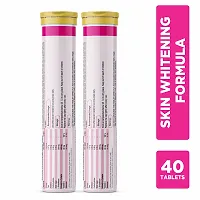 Skin Whitening  GLOW - L-Glutathione, N-Acetyl-L-Cysteine  Vitamin  C - Orange Flavor ( Pack of 2)-thumb3