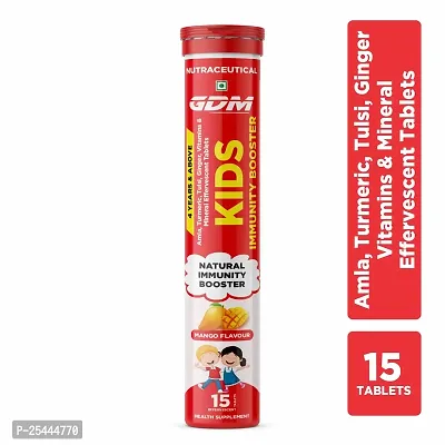 Kids Immunity Booster For Protect Against illness  Sugar Free - Mango Flavor ( Pack of 1)-thumb0