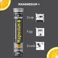 Magnesium  Zinc Effervescent Tablets - Orange Flavor ( Pack of 1)-thumb4