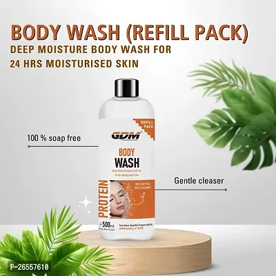 GDM Body Wash for 24 Hrs. Deep Moisturized Skin - Refill Pack  (500 ml)-thumb2