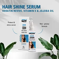 GDM Hair Shine Serum with Vitamin E  Jojoba Oil for Protects, Sleek  Shiny Hair (60 ml)-thumb1